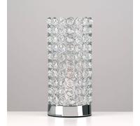 Valuelights Ducy Silver Table Lamptouch On/off Dimmable Silver