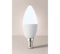 MiniSun | Pack of 10 Thermal Plastic 5w High Power Dimmable LED SES E14 40w Replacement Frosted Opal Candle Bulbs - 3000K Warm White | Bulbs & Home Improvements Essential