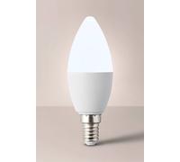 ValueLights E14 Pack of 10 5W Dimmable Candle Warm White LED Bulbs ValueLights White