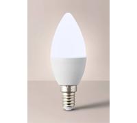 ValueLights E14 Pack of 6 4W Candle Warm White LED Bulbs ValueLights White