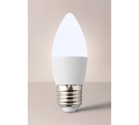MiniSun | Pack of 10 Thermal Plastic 4w ES E27 40w Frosted Opal Candle Bulbs | LED Bulbs, Home Décor & Improvement Essential | Pack of 10 | Includes Bulb [3000K Warm White]