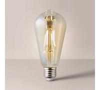 ValueLights 3 Pack E27 Amber Thermal Plastic Pear LED 4W Warm White 2700K 400lm Light Bulb in Orange ValueLights Orange