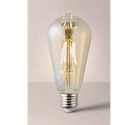 Valuelights 5 Pack E27 Amber Thermal Plastic Pear Led 4W Warm White 2700K 400Lm Light Bulb In Orange Orange One Size