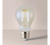Valuelights E27 Pack Of 5 4W Amber Filament Standard Warm White Led Bulbs