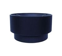 ValueLights | Easy Fit Bue 2 Tier Ruched Crinkle Light Shade Living Room Bedroom Hallway Lampshade | Shades, Home Décor & Improvement Essential | 310mm Shade Width