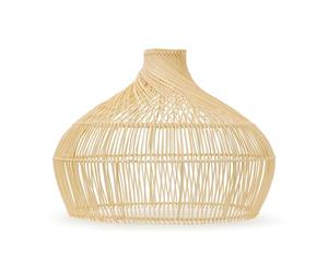 ValueLights | Easy Fit Rattan Lampshade Natural Twisted Wicker Effect Ceiling Pendant Light Shade for Living Room Hallway Bedroom | Shades & Home Improvements Essential | 45.5cm Shade Width