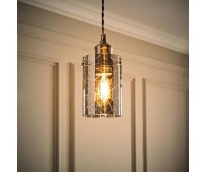 ValueLights | Easy Fit Smoked Glass Ceiling Pendant Light Shade Bedroom Hallway Lampshade | Ceiling Lights, Home Décor & Improvement Essential