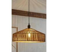 Valuelights Elcano Natural Woven Rope Easy Fit Ceiling Pendant Light Lamp Shade Natural