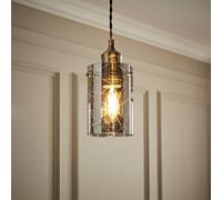 ValueLights | Easy Fit Smoked Glass Ceiling Pendant Light Shade Bedroom Hallway Lampshade | Ceiling Lights, Home Décor & Improvement Essential