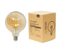 ValueLights ES/E27 Filament Giant Globe Bulb In Amber in Orange ValueLights Orange