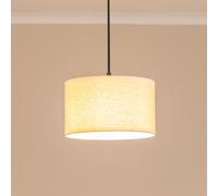 Valuelights Eva Natural Linen Fabric Ceiling Floor Table Small Drum Lamp Shade In White White One Size