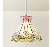 ValueLights | Evelyn Tiffany Rose Glass Ceiling Pendant Lamp Shade | Ceiling Lights, Home Décor & Improvement Essential