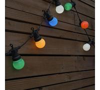 Festoon 10 Set Multi Coloured Outdoor String Festoon Light ValueLights Multi One Size