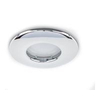 Valuelights Fir Bathroom/shower Ip65 Rated Chrome Domed Ceiling Downlight - Includes 5W Led Bulb 3000K Warm White