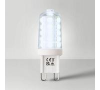 ValueLights 3W 6000K Cool White Dimmable LED G9 Light Bulb 10 Pack - Size: 5.3 x 1.7 x 1.7cm - Wilko