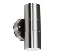 Gainsford Up Down Light Silver Outdoor Wall-Up Down Light ValueLights Silver One Size