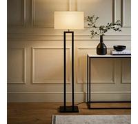ValueLights | Gloria Black Double Stem Metal Floor Lamp with Rectangular Lamp Shade | Floor Lamps, Home Décor & Improvement Essential