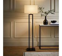 ValueLights | Gloria Black Double Stem Metal Floor Lamp with Rectangular Lamp Shade | Floor Lamps, Home Décor & Improvement Essential