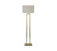 ValueLights | Gloria Gold Double Stem Metal Floor Lamp with Rectangular Lamp Shade | Floor Lamps, Home Décor & Improvement Essential