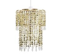 ValueLights Gold Ceiling Pendant Droplets Shade With Warm White Bulb ValueLights Gold