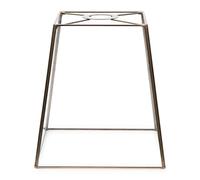 ValueLights | Gold Metal and Clear Glass Lantern Easy Fit Ceiling Light Shade | Lamp Shades, Home Décor & Improvement Essential | 180mm Shade Width