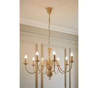Valuelights Gothica 8 Way White Ceiling Light Chandelier White