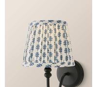 ValueLights | Grange Extra Small Blue Floral Pleated Lamp Shade | Shades, Home Décor & Improvement Essential