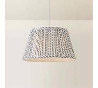 ValueLights | Grange Large Blue Floral Pleated Lamp Shade | Shades, Home Décor & Improvement Essential