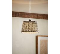 Valuelights Grange Small Blue Floral Pleated Lamp Shade