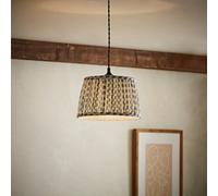 Valuelights Grange Small Blue Floral Pleated Lamp Shade