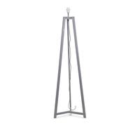 Lottie Wooden Free Standing Tripod Floor Lamp Base ValueLights Grey One Size