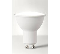 12 Pack GU10 White Thermal Plastic Spotlight LED 5W Warm White 3000K 450lm Light Bulb ValueLights White One Size