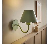 ValueLights | Hallie Pair of Green Scallop Rechargeable Wall Lights | Wall Lights, Home Décor & Improvement Essential