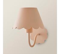 ValueLights | Hallie Pink Scallop Rechargeable Wall Light | Wall Lights, Home Décor & Improvement Essential