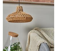 Valuelights Hamilton Brown Ceiling Shade And Bulb (D)35Cm