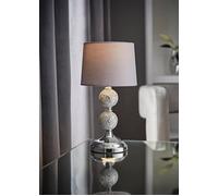 Harmony Grey Table Lamp ValueLights Grey One Size