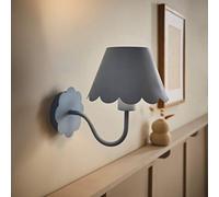 ValueLights | Hallie Blue Scallop Rechargeable Wall Light | Wall Lights, Home Décor & Improvement Essential
