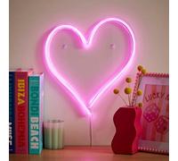 Valuelights Heart Neon White Light Decoration
