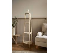 ValueLights | Hiru Painted Cream 3 Tier Wooden Tripod Shelf Corner Floor Lamp Base | Floor Lamps, Home Décor & Improvement Essential