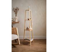 MiniSun | Natural Wooden 3 Tier Floor Lamp with Storage Shelves | Floor Lamps & Torchieres, Home Décor & Improvement Essential | Base Only