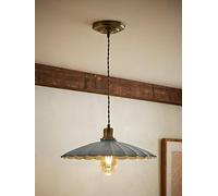ValueLights | Holborn Blue Scallop Pendant Ceiling Light | Ceiling Light, Home Décor & Improvement Essential