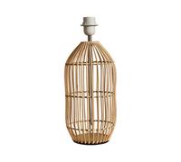 Valuelights Hollins Contemporary Large Natural Rattan Cylinder Table Lamp Base