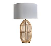 Valuelights Hollins Natural Table Lamp