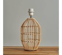 MiniSun | Small Contemporary Natural Rattan Table Lamp Base | Table Lamps, Home Décor & Improvement Essential