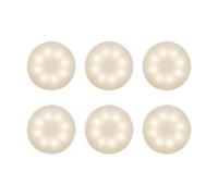 Valuelights Horizon Pack Of 6 Rechargeable Spotlight With Pir Motion Sensors In White White One Size