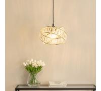 ValueLights | Pair of Gold & Clear Acrylic Jewel Intertwined Design Easy Fit Ceiling Pendant Light Shade for Living Room Bedroom Hallway | Shades & Home Improvements Essential | 300mm Shade Width