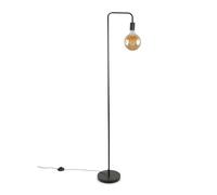 ValueLights | Industrial Style Black Metal Curved Stem Floor Lamp Light | Floor Lamps & Torchieres, Home Décor & Improvement Essential | Includes 6W LED Bulb