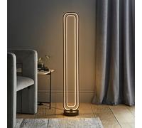 ValueLights Infinity Adjustable Revolving LED Base Only Floor Lamp - Black