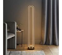 Valuelights Infinity Black Adjustable Revolving Integrated Led Floor Lamp