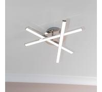 Valuelights Infinity Chrome Adjustable Crossover Ip44 Integrated Led Ceiling Light Chrome